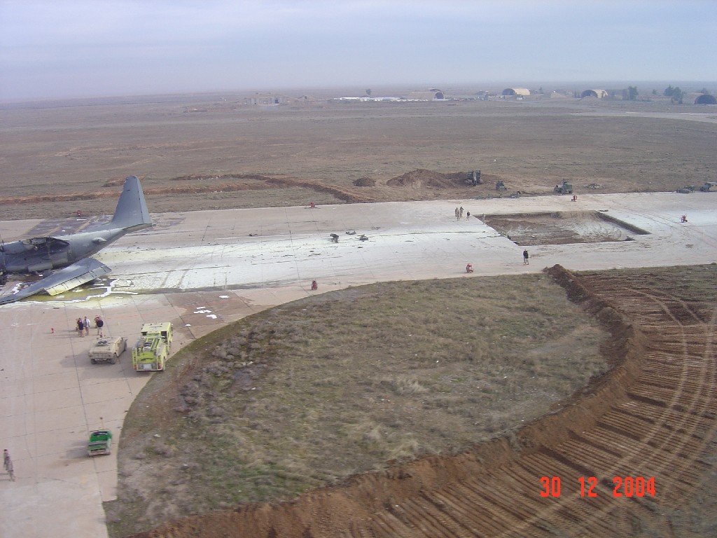 Overview of crashed C130